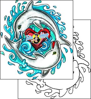 Dolphin Tattoo sea-creature-tattoos-hector-guma-hgf-00393