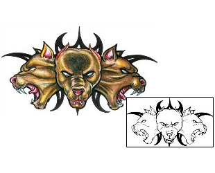 Pit Bull Tattoo Animal tattoo | HGF-00397