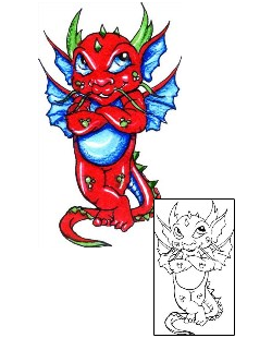 Dragon Tattoo Mythology tattoo | HGF-00478