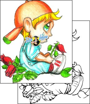 Flower Tattoo plant-life-flowers-tattoos-hector-guma-hgf-00489