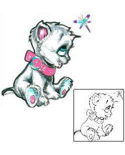 Cat Tattoo Animal tattoo | HGF-00490