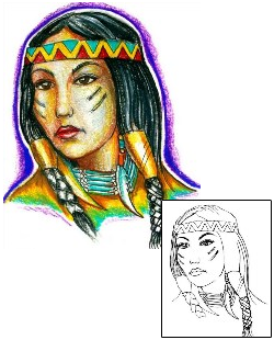 Native American Tattoo Ethnic tattoo | HGF-00538