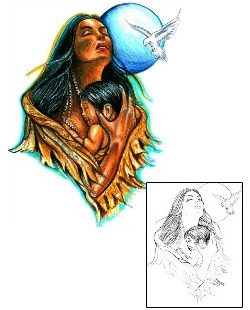Native American Tattoo Ethnic tattoo | HGF-00541
