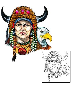 Native American Tattoo Ethnic tattoo | HGF-00548