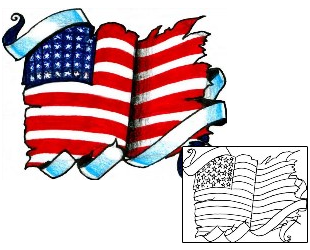 Patriotic Tattoo Miscellaneous tattoo | HGF-00603