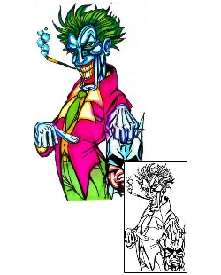 Joker - Jester Tattoo Horror tattoo | HGF-00610