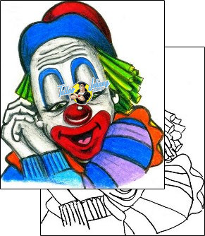Clown Tattoo clown-tattoos-hector-guma-hgf-00612