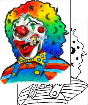 Clown Tattoo clown-tattoos-hector-guma-hgf-00613