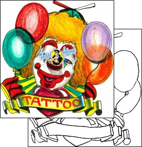 Clown Tattoo clown-tattoos-hector-guma-hgf-00615