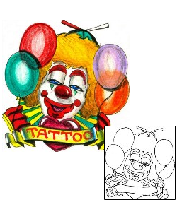 Clown Tattoo Miscellaneous tattoo | HGF-00615