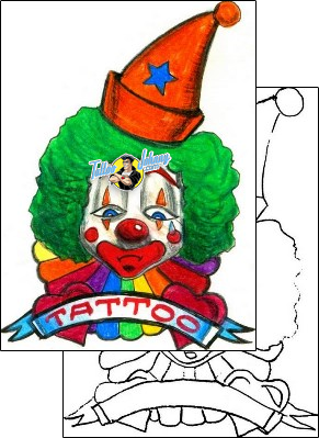 Clown Tattoo clown-tattoos-hector-guma-hgf-00616