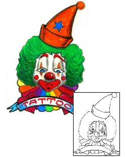 Clown Tattoo Miscellaneous tattoo | HGF-00616