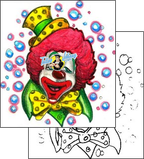 Clown Tattoo clown-tattoos-hector-guma-hgf-00617