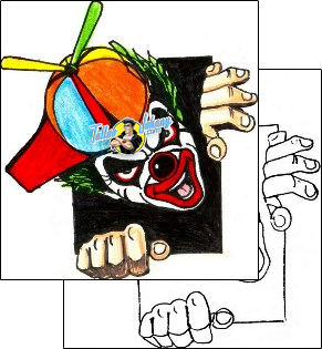 Clown Tattoo clown-tattoos-hector-guma-hgf-00621