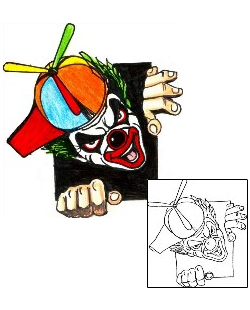 Picture of Poncho Clown Tattoo