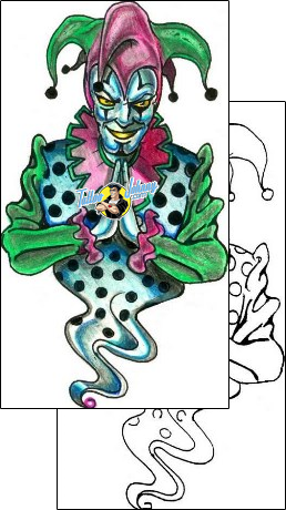 Joker - Jester Tattoo joker-tattoos-hector-guma-hgf-00624