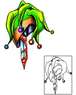 Joker - Jester Tattoo Horror tattoo | HGF-00627