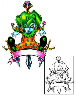 Joker - Jester Tattoo Miscellaneous tattoo | HGF-00628