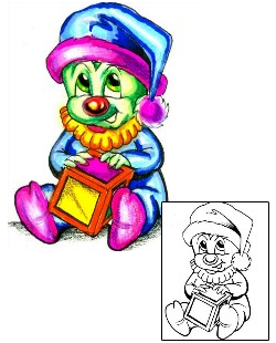 Clown Tattoo HGF-00630