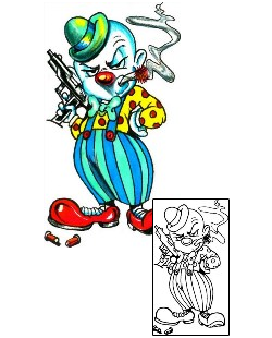 Clown Tattoo HGF-00631