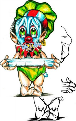 Clown Tattoo clown-tattoos-hector-guma-hgf-00632