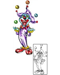 Joker - Jester Tattoo HGF-00634