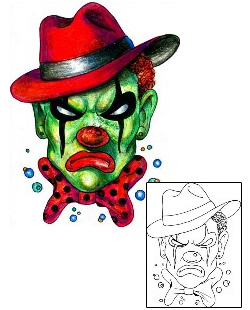 Clown Tattoo HGF-00635