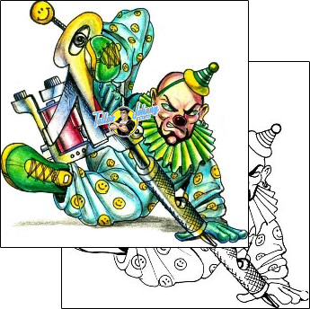 Clown Tattoo clown-tattoos-hector-guma-hgf-00637