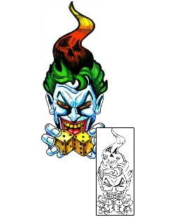 Joker - Jester Tattoo HGF-00646