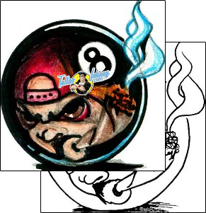 Eight Ball Tattoo hgf-00649