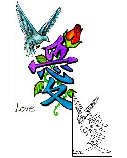 Love Tattoo Plant Life tattoo | HGF-00759