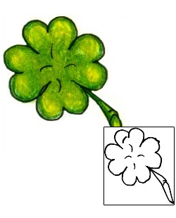 Clover Tattoo Plant Life tattoo | HGF-00816