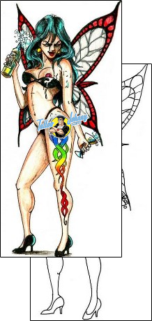 Pin Up Tattoo fairy-tattoos-hector-guma-hgf-00853