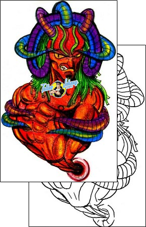 Devil - Demon Tattoo horror-evil-tattoos-hector-guma-hgf-00882