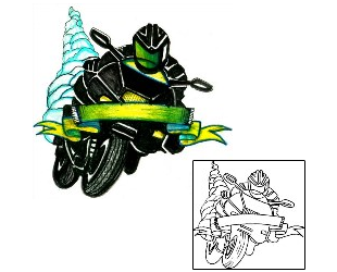 Biker Tattoo Miscellaneous tattoo | HGF-00888