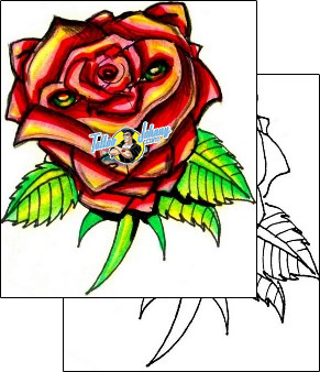 Rose Tattoo plant-life-rose-tattoos-hector-guma-hgf-00910