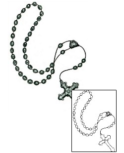 Rosary Beads Tattoo Religious & Spiritual tattoo | HGF-00914