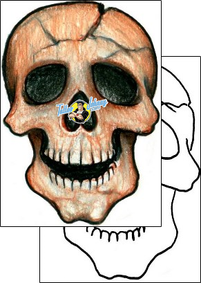 Skull Tattoo horror-skull-tattoos-hector-guma-hgf-00918