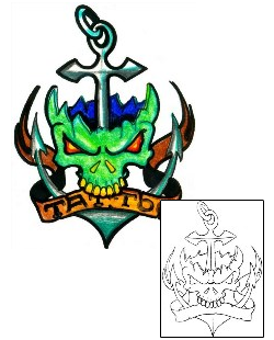 Anchor Tattoo Miscellaneous tattoo | HGF-00919