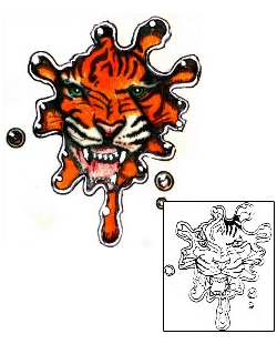 Tiger Tattoo Animal tattoo | HGF-00926