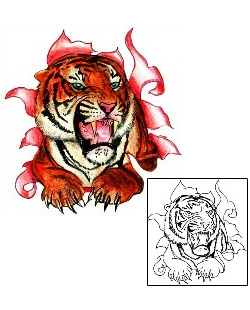 Tiger Tattoo Animal tattoo | HGF-00927