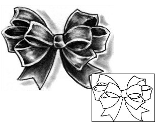 Bow Tattoo HIF-00023