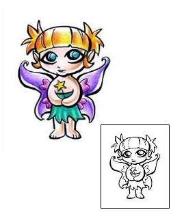 Picture of Goldie Fairy Tattoo