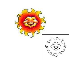 Sun Tattoo Religious & Spiritual tattoo | HSF-00063