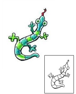 Lizard Tattoo Reptiles & Amphibians tattoo | HSF-00093