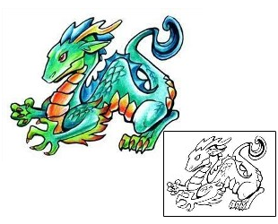 Dragon Tattoo Mythology tattoo | HSF-00101