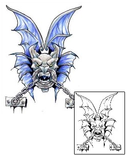 Gargoyle Tattoo Mythology tattoo | HSF-00115