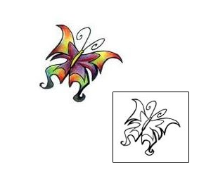Butterfly Tattoo Insects tattoo | HSF-00135