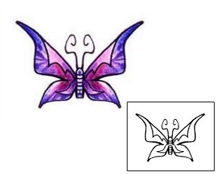 Butterfly Tattoo Insects tattoo | HSF-00154