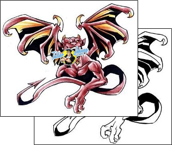 Devil - Demon Tattoo hsf-00188